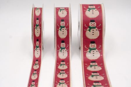 Sprudelnder Schneemann Jacquardband_AI-KN